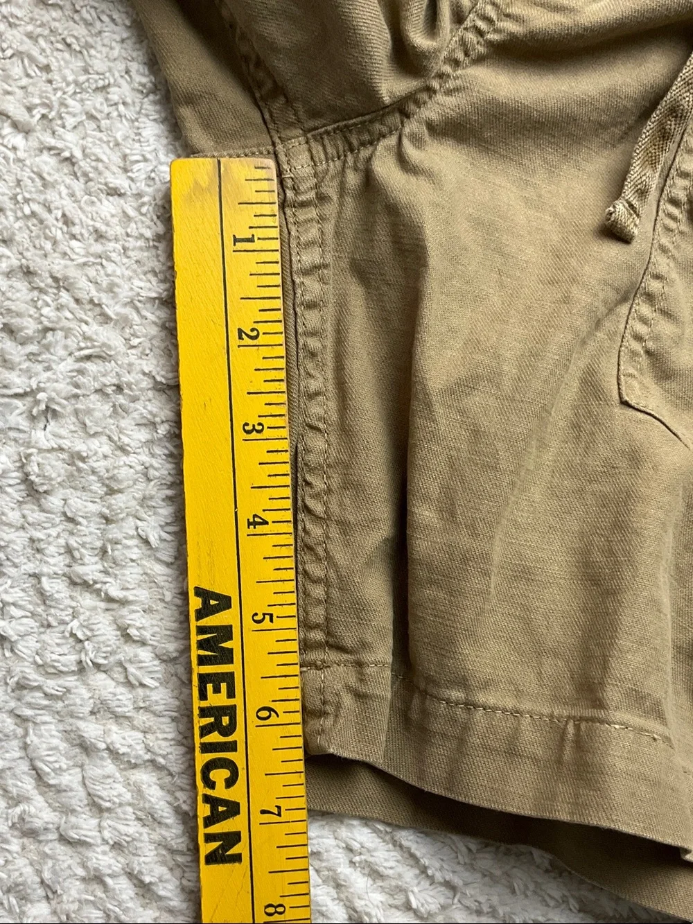 Faherty Dune Utility Short Wood Bark Color Men’s Size Medium